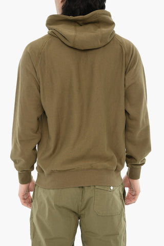 Felpa Hoodie in Doppio Tessuto con Taschino