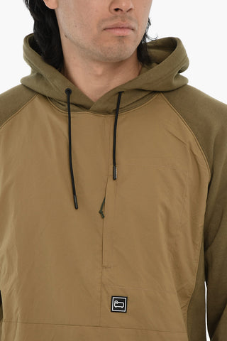 Felpa Hoodie in Doppio Tessuto con Taschino