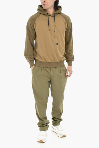 Felpa Hoodie in Doppio Tessuto con Taschino