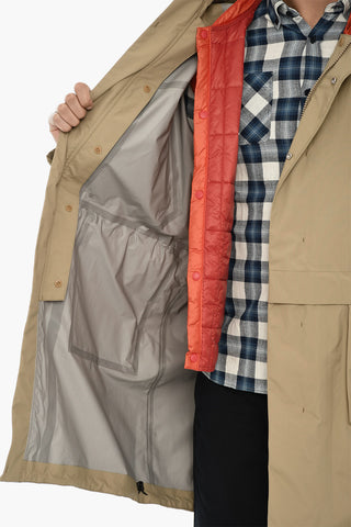 Nylon Parka with Removable Lining