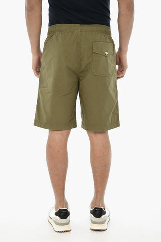 Shorts Aus Leichter Baumwolle Mit 1 Bundfalte Und Elastischem Bund