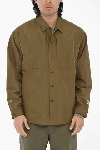 Overshirt in Tessuto Gore-tex a Tinta Unita