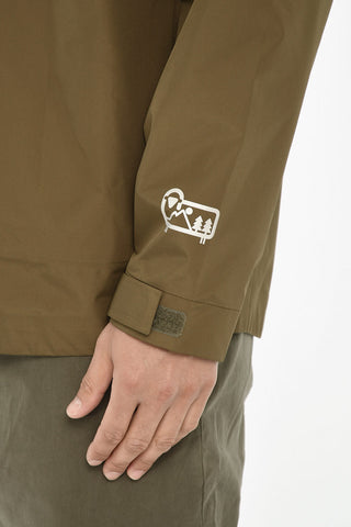 Overshirt in Tessuto Gore-tex a Tinta Unita