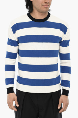 Maglia Girocollo a Righe Bicolore