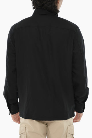 Overshirt aus reiner Wolle mit Reißverschluss