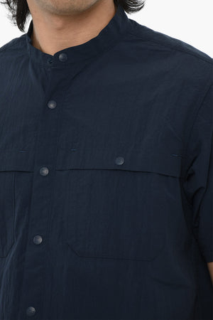 Kurzarm-Hemd aus Nylon mit doppelter Brusttasche