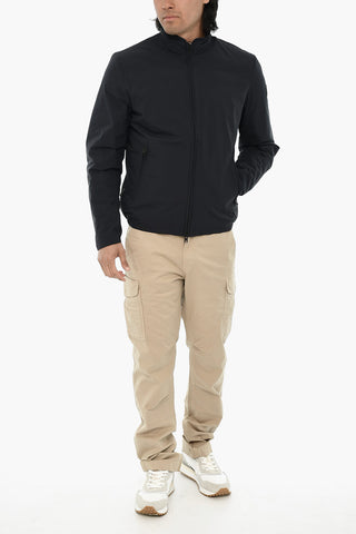 Solid Down Jacket With Quilted Lining