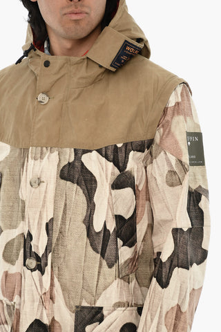 GRIFFIN Gemusterter Parka LOVELAND FISHTAIL mit abnehmbaren Ärmeln