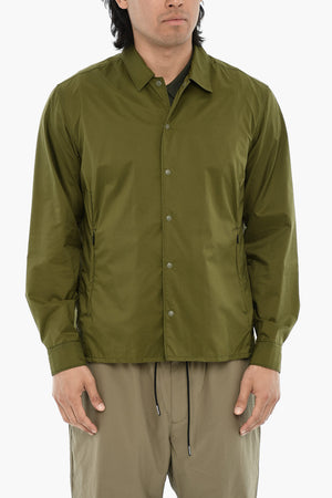 Nylon Overshirt HIGH AERATION with Front Buttoning