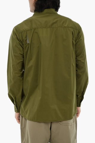 Nylon Overshirt HIGH AERATION with Front Buttoning