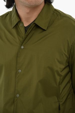 Nylon Overshirt HIGH AERATION with Front Buttoning