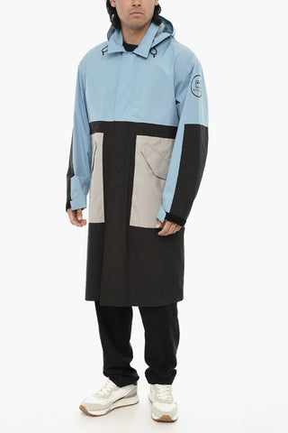Colorblock Coat DELAWARE With Removable Hood