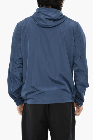 Nylon-Windjacke mit Kapuze