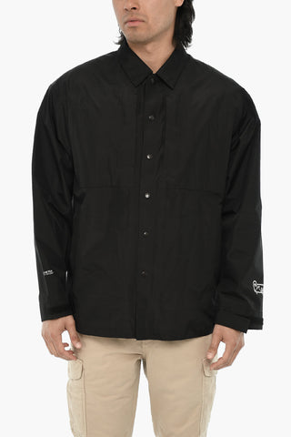 Overshirt in Tessuto Gore-tex a Tinta Unita