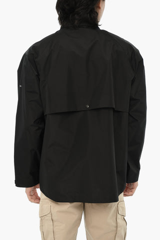 Overshirt in Tessuto Gore-tex a Tinta Unita