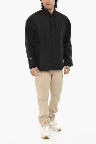 Overshirt in Tessuto Gore-tex a Tinta Unita