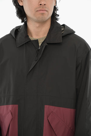 Two-Tone Coat DELAWARE with Hood