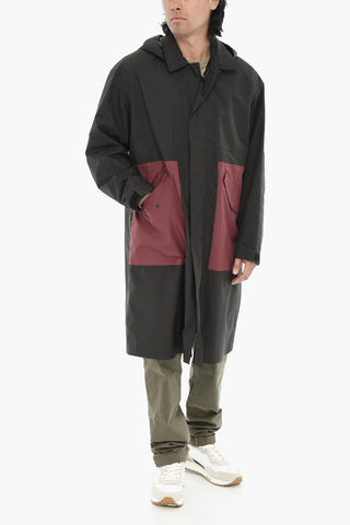 Two-Tone Coat DELAWARE with Hood