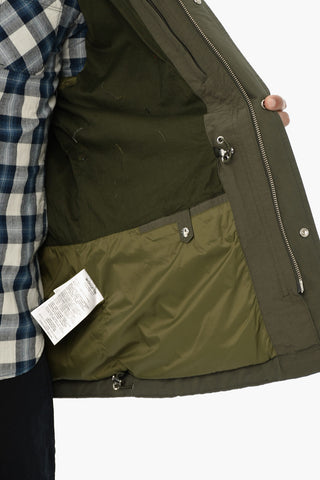 Utility-Jacke aus Baumwollmischung mit abnehmbarer Kapuze