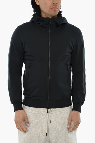 Technical Fabric Hoodie SOFT SHELL with Hood