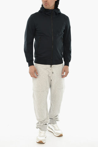 Technical Fabric Hoodie SOFT SHELL with Hood