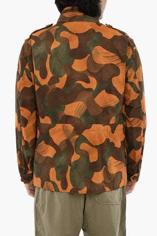 Utility‑Jacke EASTON mit Camouflage‑Muster und abnehmbarer Kapuze