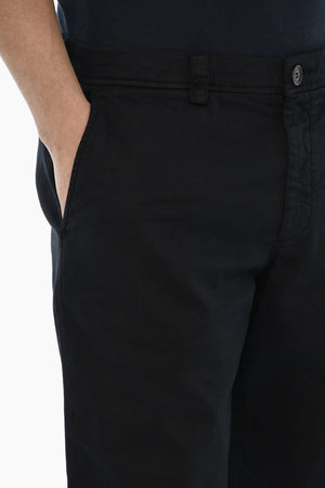 Stretch Cotton Straight-Leg Chinos