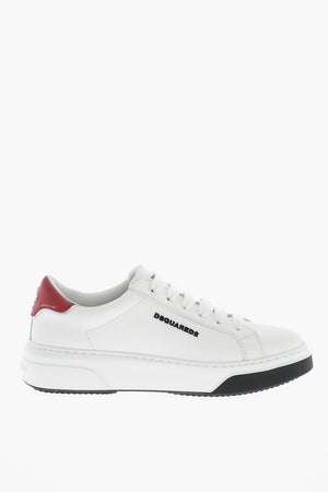 Sneakers Basse BUMBER in Pelle con Logo in Lettering