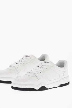 Low-Top-Sneaker SPIKER aus genarbtem Leder