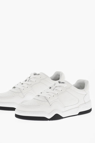Sneakers Basse SPIKER in Pelle Martellata