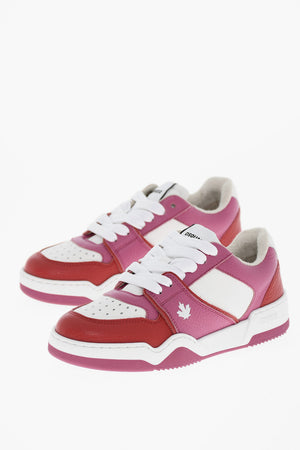Sneakers Basse SPIKER in Pelle Martellata