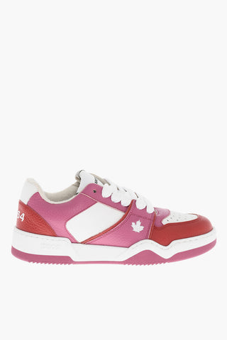 Sneakers Basse SPIKER in Pelle Martellata
