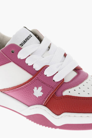 Sneakers Basse SPIKER in Pelle Martellata