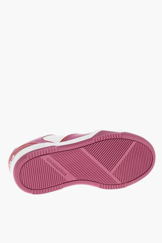 Sneakers Basse SPIKER in Pelle Martellata