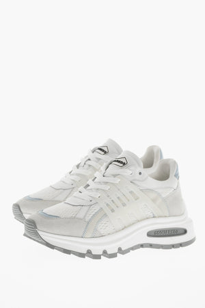 Sneakers Basse RUN DS2 in Pelle e Tessuto