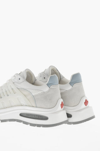 Sneakers Basse RUN DS2 in Pelle e Tessuto
