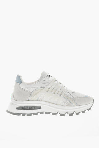 Sneakers Basse RUN DS2 in Pelle e Tessuto