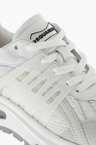 Sneakers Basse RUN DS2 in Pelle e Tessuto