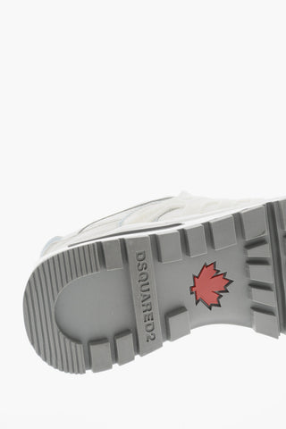Sneakers Basse RUN DS2 in Pelle e Tessuto