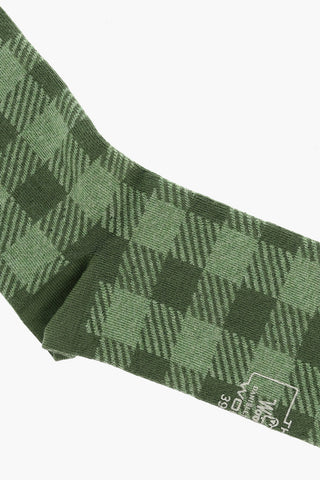 Long Buffalo-Check Socks