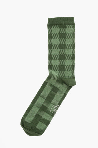 Lange Socken im Buffalo-Karo