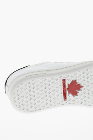 Leather Low-Top Sneakers BOXER with Contrast Details