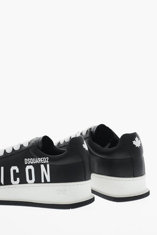 ICON Leather Low Top Sneakers CANADIAN with Contrasting Logo
