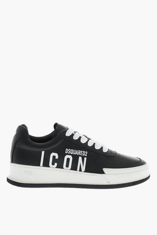 ICON Leather Low Top Sneakers CANADIAN with Contrasting Logo