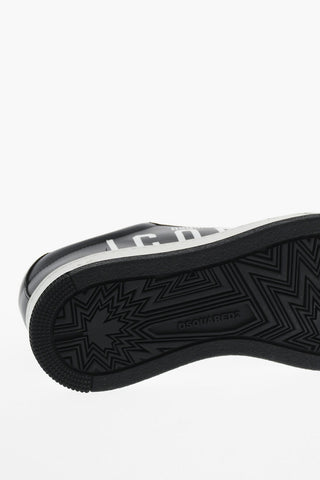 ICON Leather Low Top Sneakers CANADIAN with Contrasting Logo