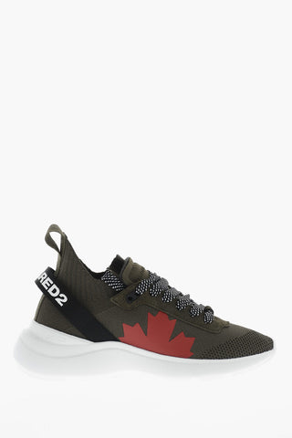Technical Fabric Low-Top Sneakers FLY with Contrast Details