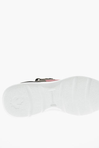 Technical Fabric Low-Top Sneakers FLY with Contrast Details