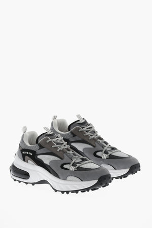 가죽 및 패브릭 로우탑 스니커즈 BUBBLE