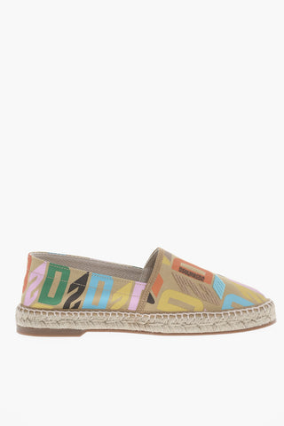 Canvas Espadrilles with All-Over Monogram