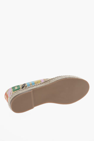 Canvas Espadrilles with All-Over Monogram
